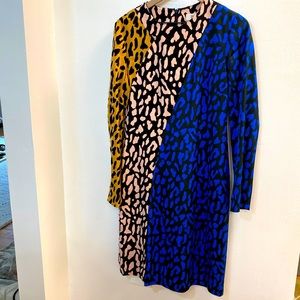 Diane Von Furstenberg Animal Print Dress
